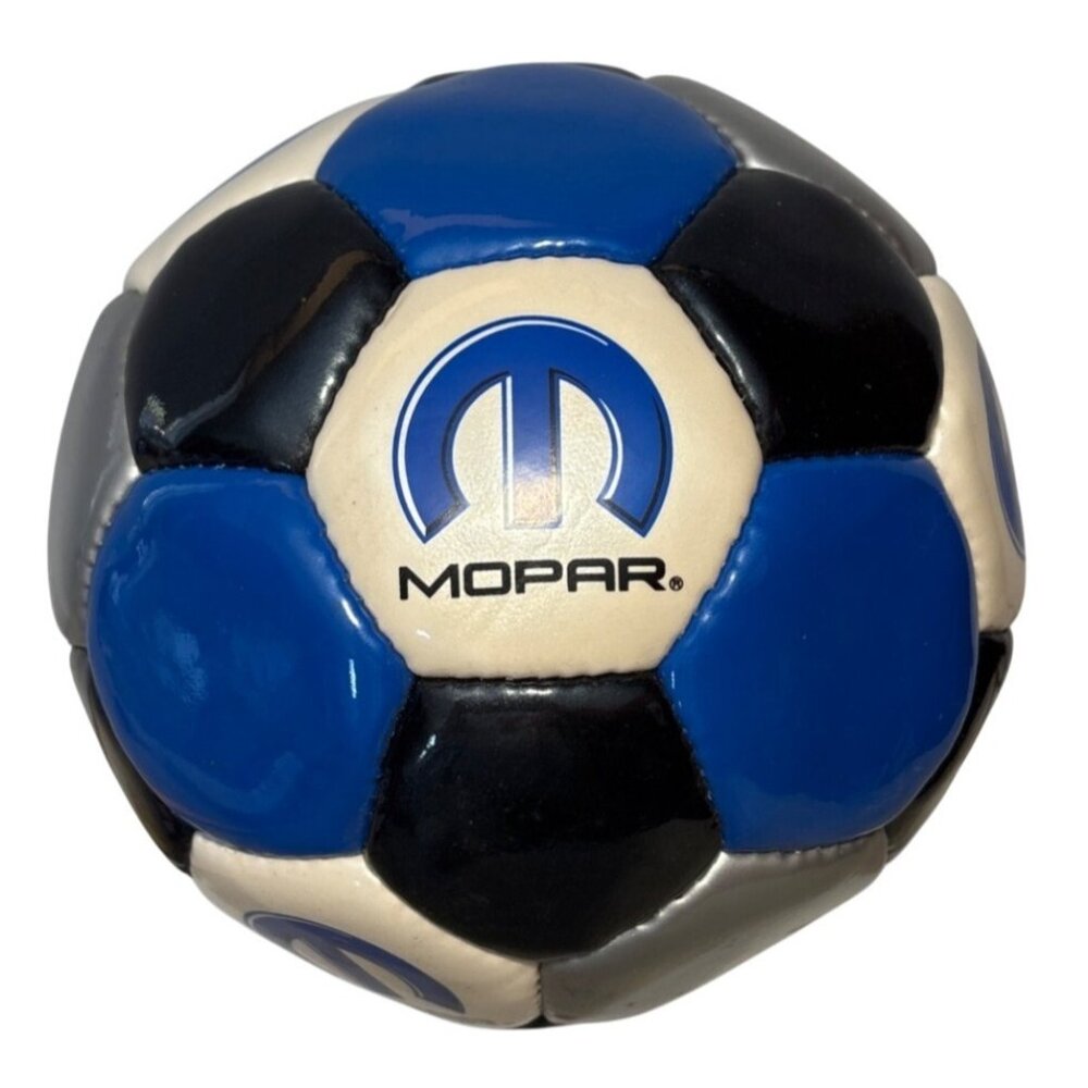 Mopar Soccer Football Ball Blue Black Gray White